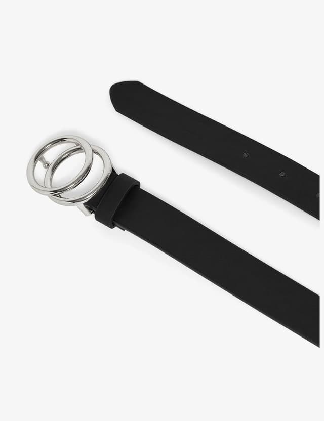 Detalle de Ceinture Only femme Onlrasmi Pu Jeans Belt Noos (ceinture) — Noir, boucle argentée