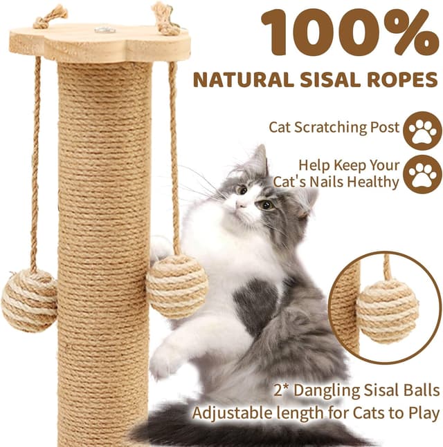 Thumbnail 4 de Xeticey Cat Scratching Post 28x46cm