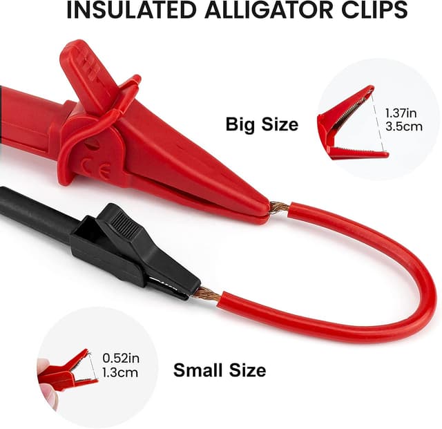 Detalle de KAIWEETS KET05 kit cavi di misura e puntali sostituibili per multimetro 23 in 1