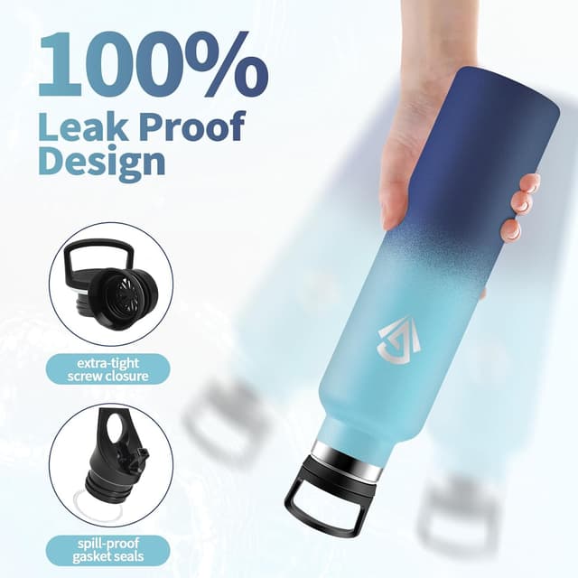 Thumbnail 2 de JAPORIA Bouteille Isotherme 1L gourde inox