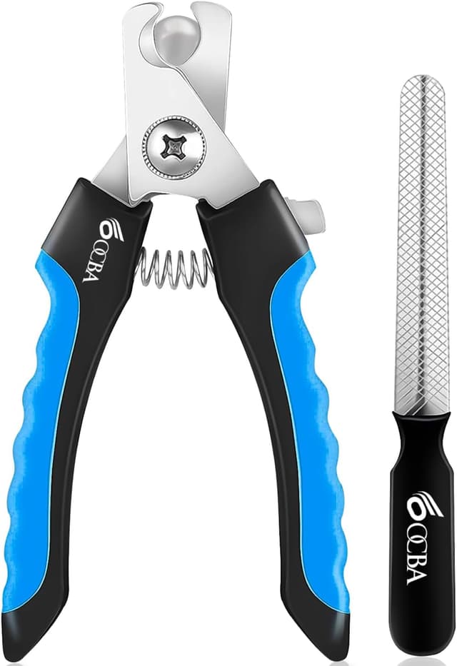 Detalle de OCBA dog nail clippers with safety lock
