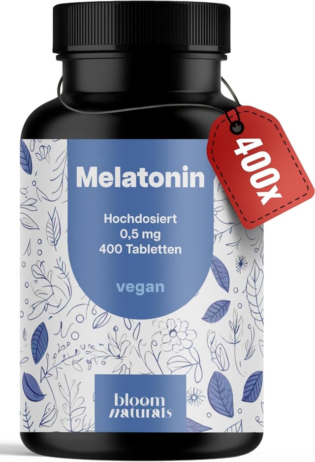 Detalle de Melatonin Tabletten 0,5 mg – 400 Stück