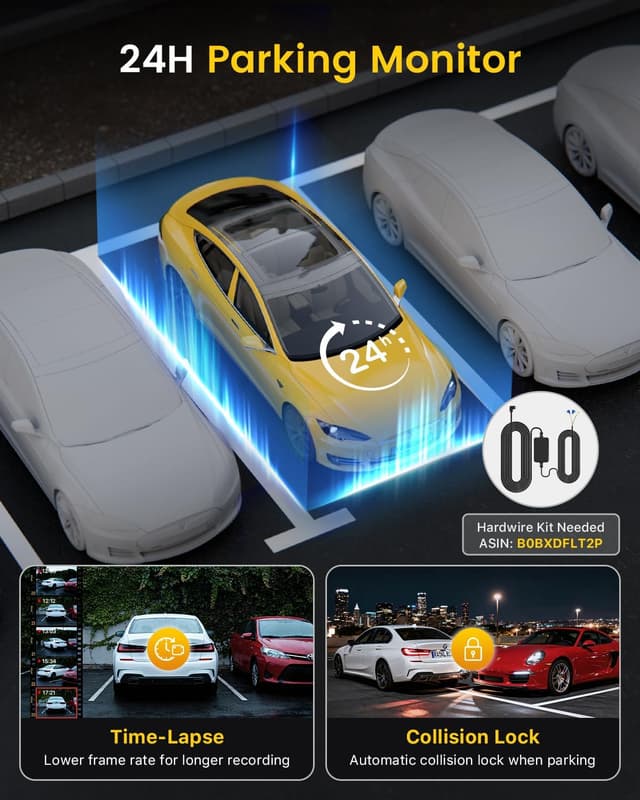 Thumbnail 4 de GKU D600 4K Dashcam 256GB