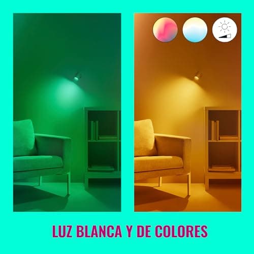 Thumbnail 6 de WiZ IMAGEO Spots 2x5W, lámpara techo 10W