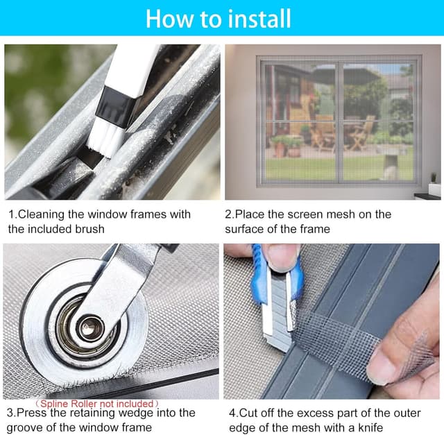 Thumbnail 6 de Fillis Moustiquaire 150x500cm fenêtre 🪟