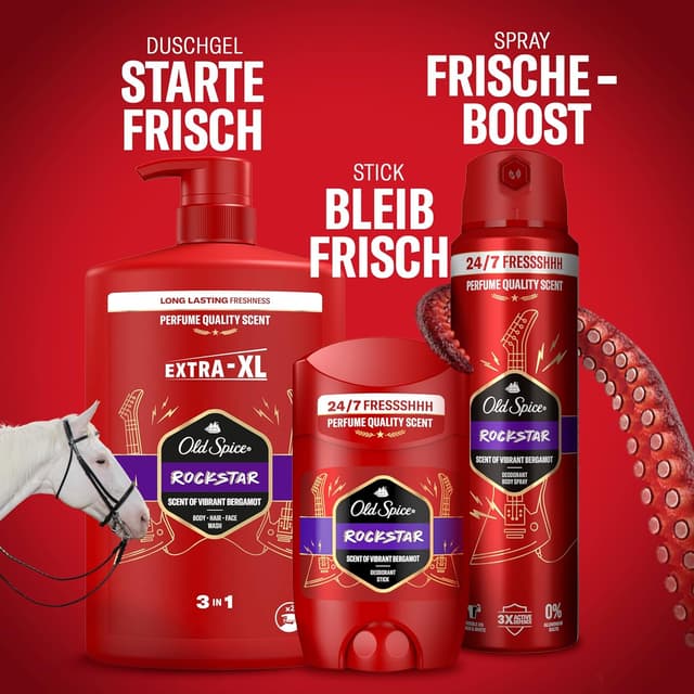 Thumbnail 6 de Old Spice Rockstar 3-in-1 Duschgel 1000 ml