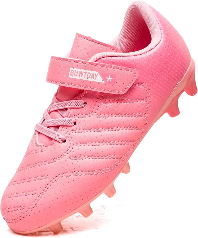 Thumbnail 6 de BUWTDAY Kids Soccer Cleats (Boys & Girls) for Firm Ground Youth Football Shoes