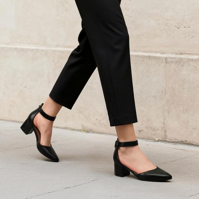 Detalle de DREAM PAIRS Scarpe décolleté con tacco grosso e punta (pump) per donna