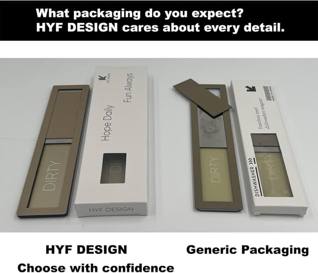 Thumbnail 6 de Dishwasher Magnet Clean Dirty Sign ⚙