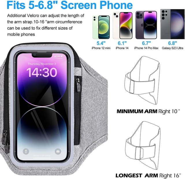 Thumbnail 2 de Brassard sport Razobws 6,8 pouces