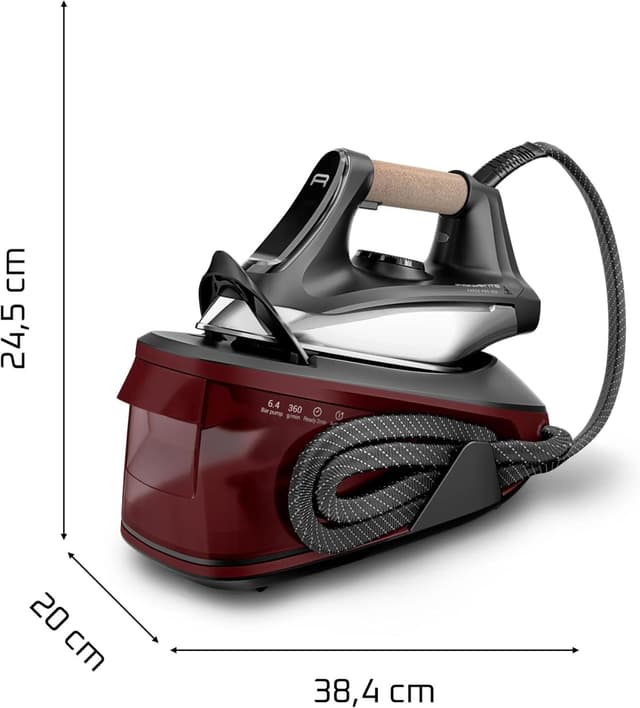 Thumbnail 6 de Rowenta Force Pro 350 Ferro con generatore di vapore VR7443: stiratura rapida e potente