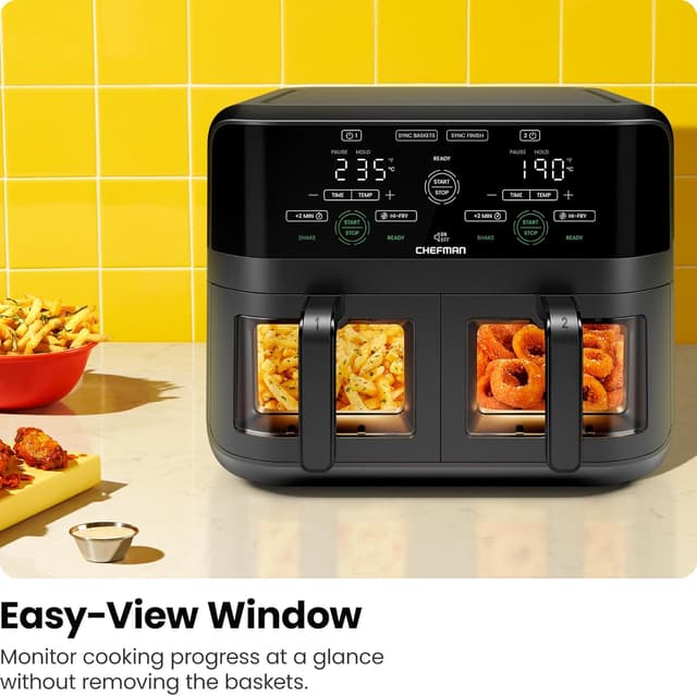 Thumbnail 6 de CHEFMAN 5.6L Dual Air Fryer Oven