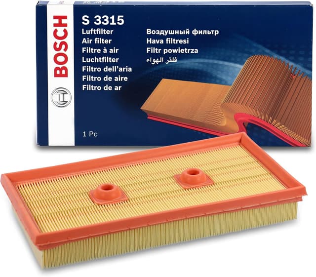 Detalle de Bosch S3315 – Filtre à air auto (cartouche de filtre à air)