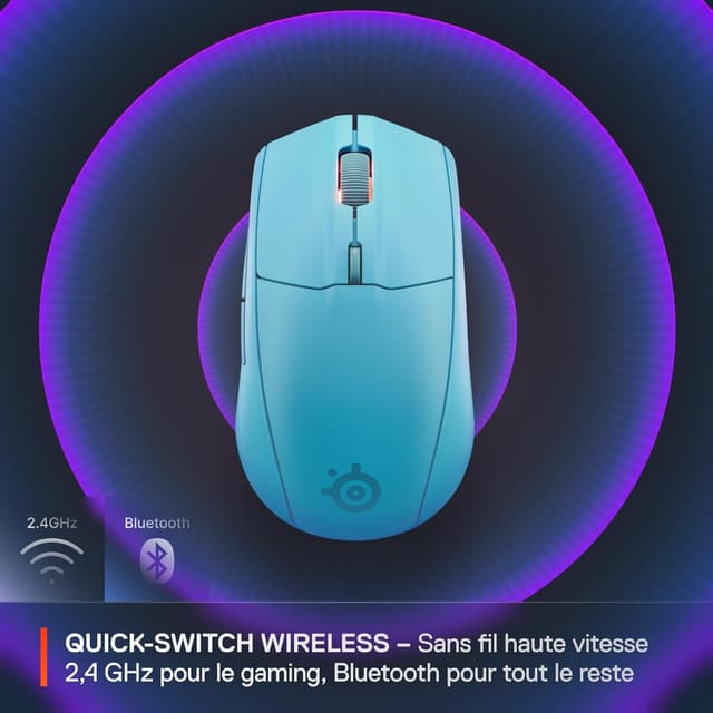 Detalle de SteelSeries Rival 3 Wireless Gen 2 Souris Gaming sans Fil