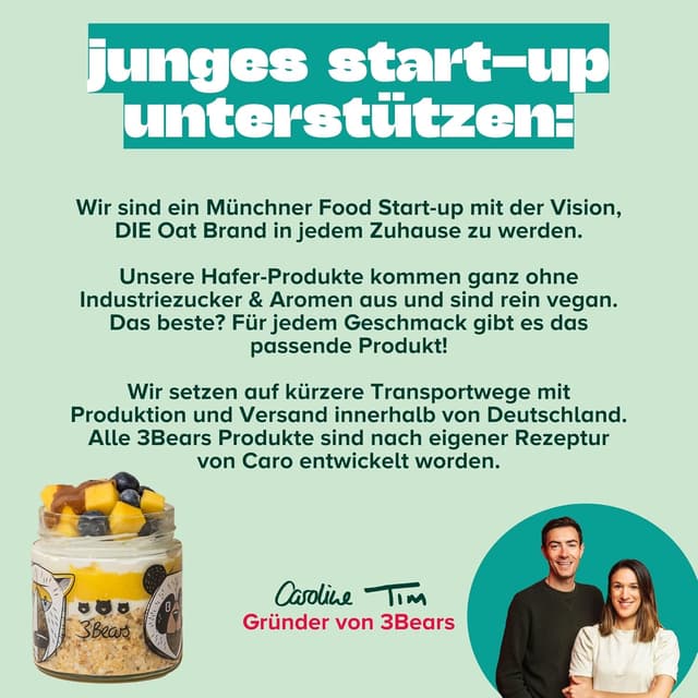 Thumbnail 6 de 3Bears Overnight Oats Lover-Set 7x400g 🥣