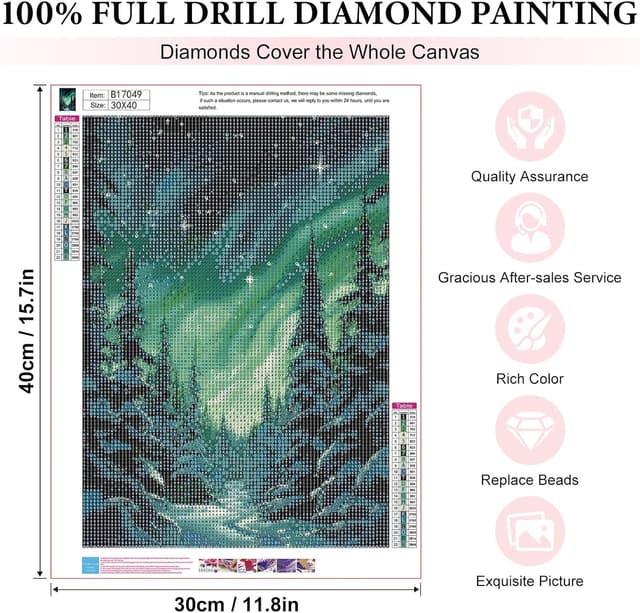 Thumbnail 2 de Fountor Aurora Diamond Painting 30x40cm