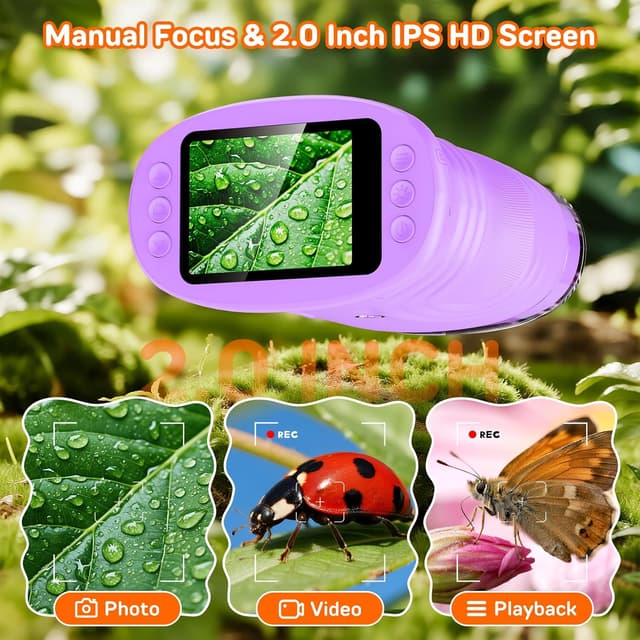 Detalle de 1000X handheld digital microscope 2 inch