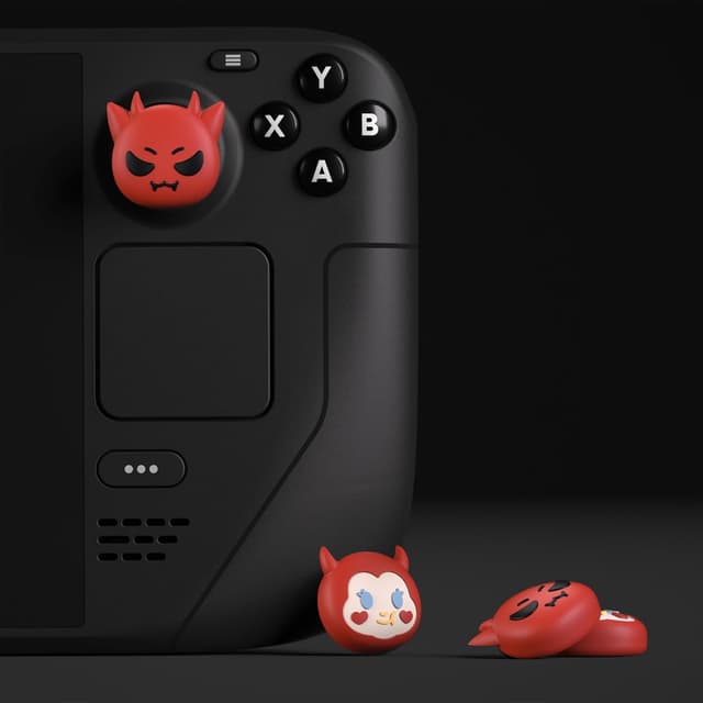 Detalle 2 de Steam Deck thumb grips, playvital silicone caps