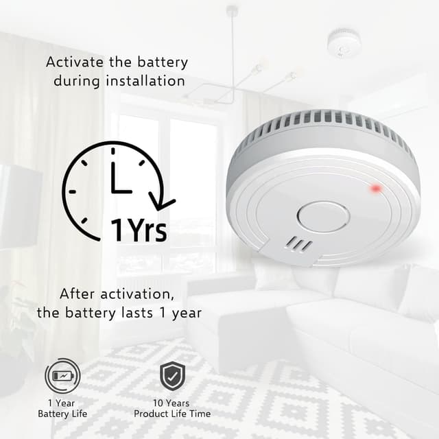 Thumbnail 4 de ELRO FS1801 10‑piece smoke detector set