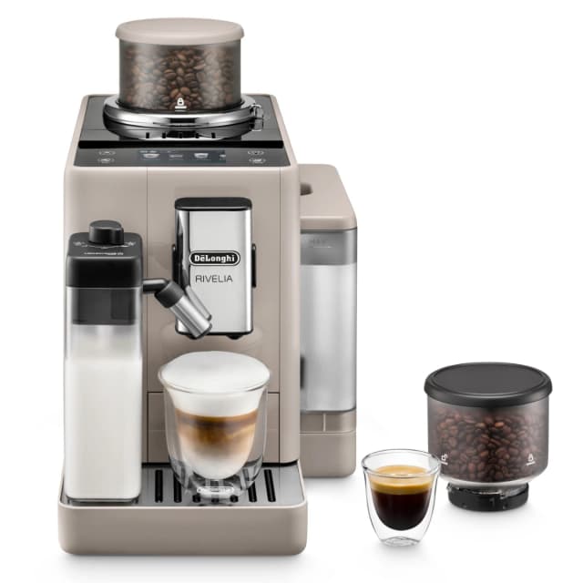 Detalle de Delonghi Rivelia EXAM440.55.BG 2 depósitos de 250 g
