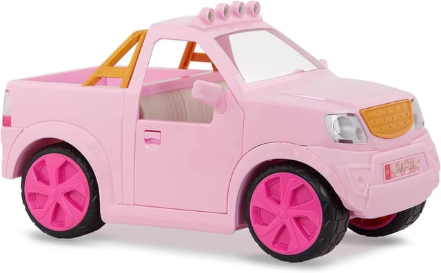 Detalle de Ensemble Lori Briella : mini poupée, camionnette et remorque pour cheval de jeu