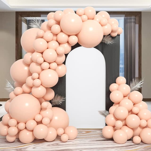 Detalle de DREAHOTEXTIL 7.2FT Arch Cover Fitted Cover for Wedding & Event Backdrop (White, Cover Only)