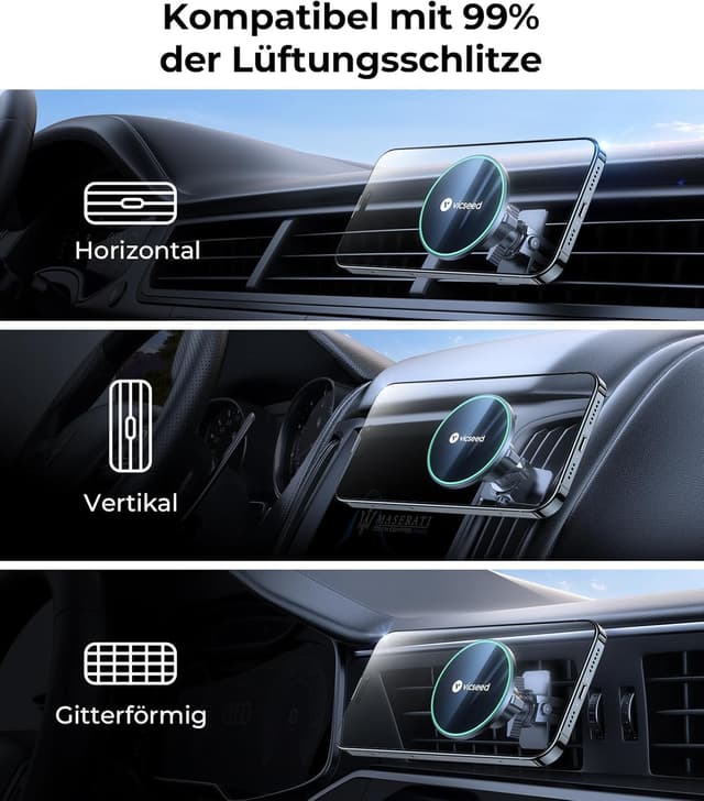 Detalle 2 de VICSEED Handyhalterung Auto Magnet Lüftung 20xN55