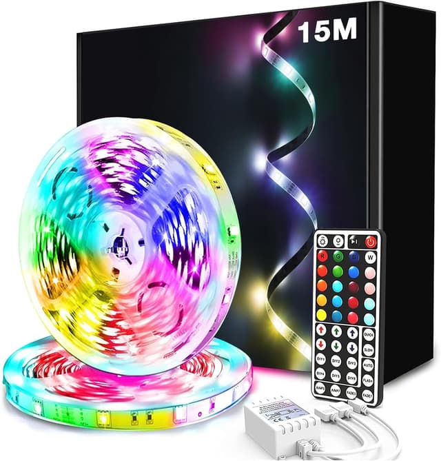 Detalle de phopollo LED Lights 15m RGB Strip