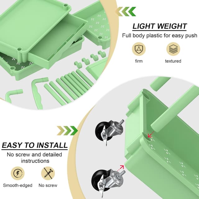 Detalle de Yeabett 4-stöckiger Bastelwagen 4 Etagen 🚚