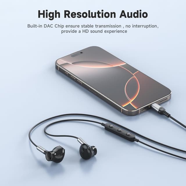 Detalle 2 de USB-C Headphones for iPhone Pro