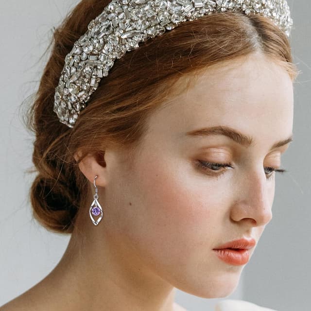 Thumbnail 3 de Zolkamery Schmuckset Silber 925 Damen Tropfen 3,5 cm