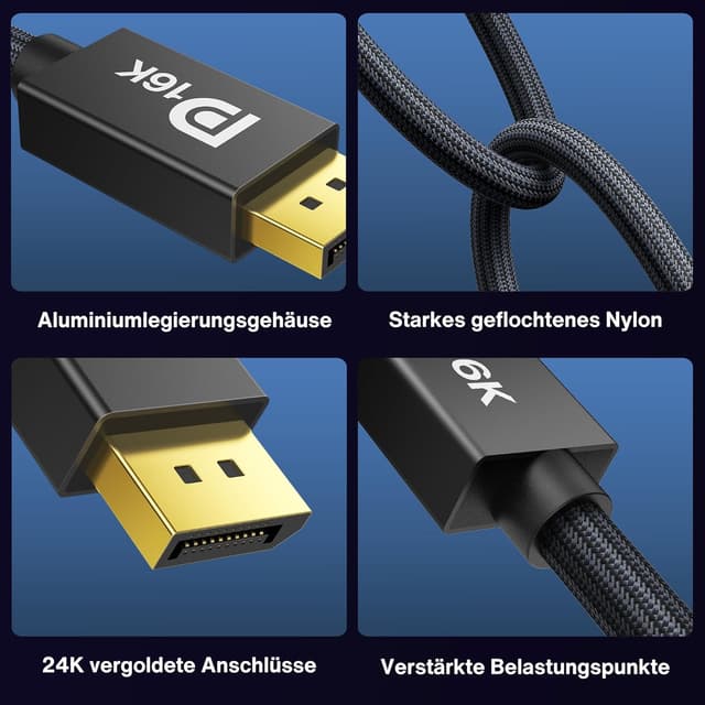 Thumbnail 3 de IVANKY 16K DP Kabel 2.1 2M