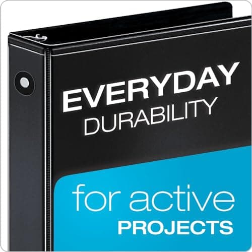 Detalle 2 de Cardinal Economy 1" 3-Ring Binder, 225-Sheet Pack