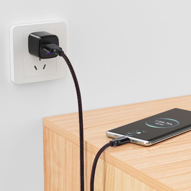 Detalle de USB-A to USB-C charging cable 3 pack