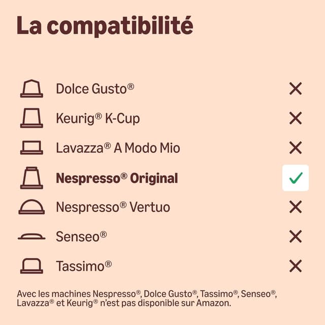 Thumbnail 3 de Amazon Capsules Café Compostables Nespresso 20x