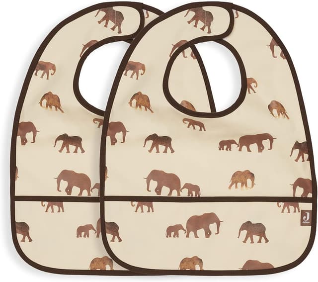 Thumbnail 6 de Jollein wasserdichtes Lätzchen im 2er-Set mit Klettverschluss im Nacken