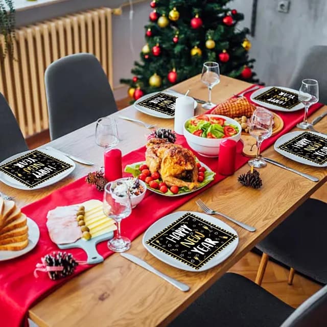 Thumbnail 4 de Happy New Year Napkins 33x33 cm, 80 pcs 🧻