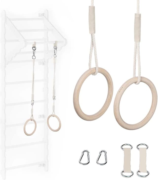 Thumbnail 6 de MAMOI anelli ginnastica 50 kg legno