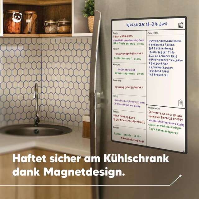 Detalle de A3 Magnetischer Wochenplaner A3 für Kühlschrank