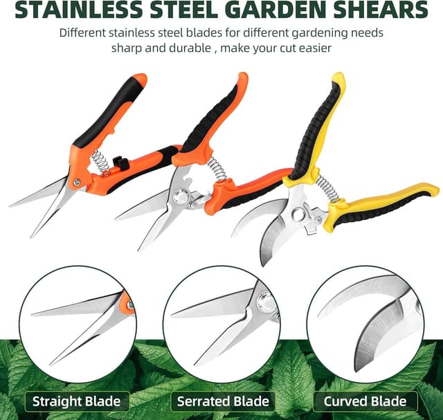 Thumbnail 4 de Secateurs Pruning Scissors 3 Pack