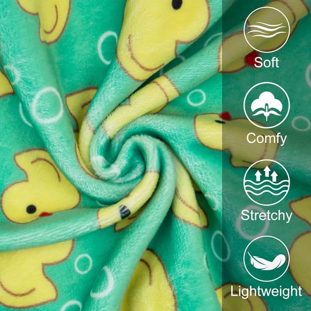 Detalle 1 de KYEESE Velvet Dog Pajamas Onesie (Yellow Duck Print) – 2XL