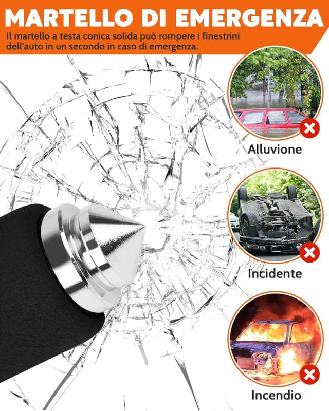 Thumbnail 4 de Tevlaphee Blocca sterzo universale antifurto con 3 chiavi