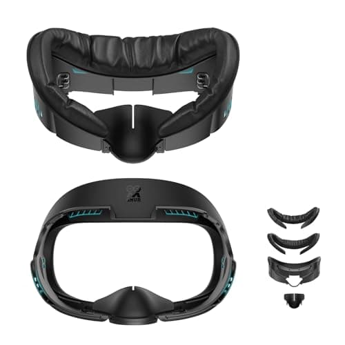 Detalle de AMVR FC1 almohadilla para cubierta facial con ajuste de profundidad para Meta/Oculus Quest 3 (compatible, no con Quest 3S)