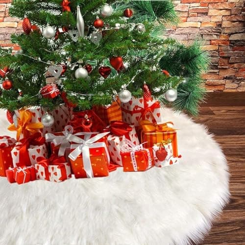 Imagen de Jupe de sapin de Noël 90 cm 🌲 en OfertitasTOP