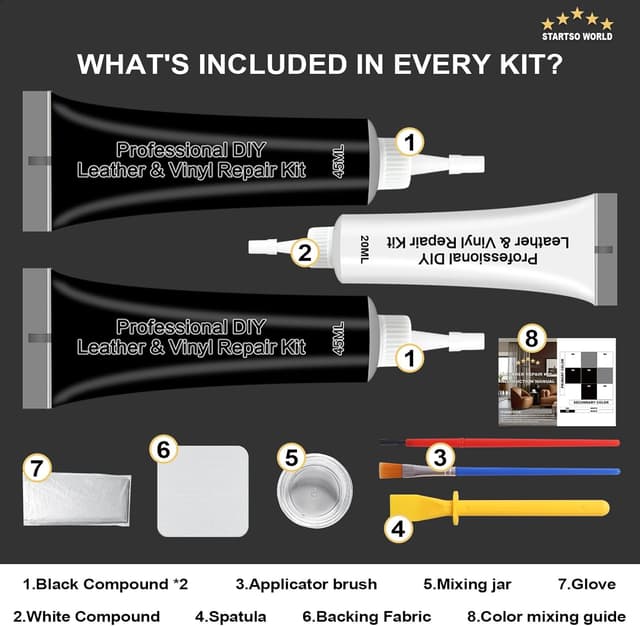 Thumbnail 1 de STARTSO WORLD Leather Repair Kit for Furniture