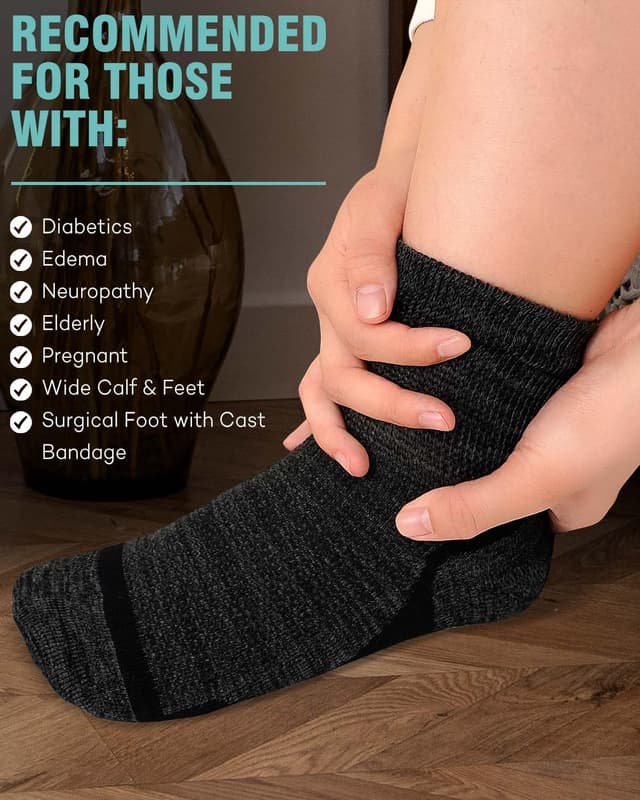 Thumbnail 4 de ZFSOCK Bamboo Diabetic Socks for Women