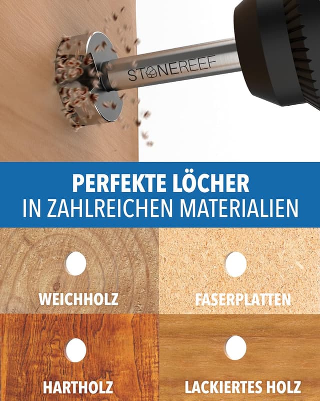 Detalle 2 de Forstnerbohrer Set 12-teilig Ø 10–50 mm