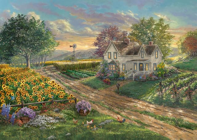 Detalle de Schmidt Spiele Puzzle Thomas Kinkade 1000 Teile