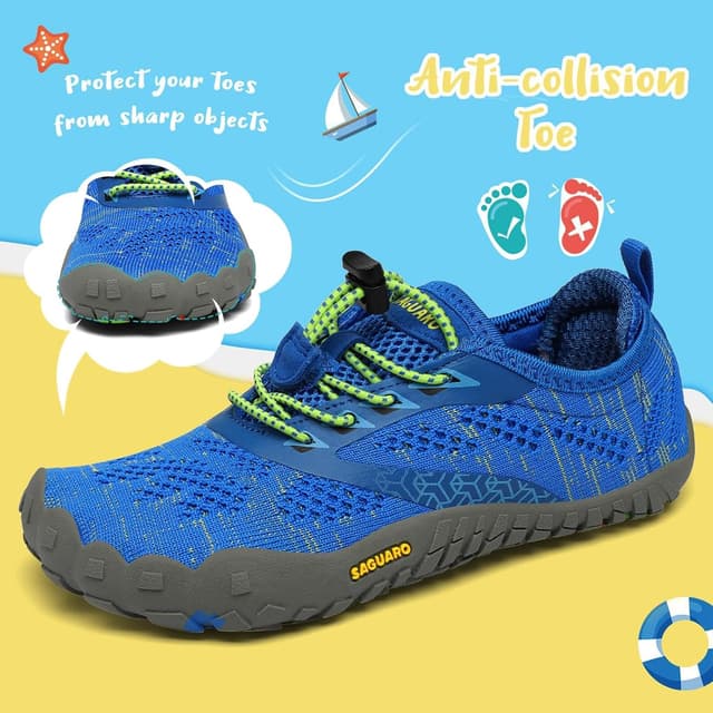 Detalle de Saguaro Saguaro Trailschuhe für Kinder (Mädchen & Jungen) – atmungsaktiv, rutschfest