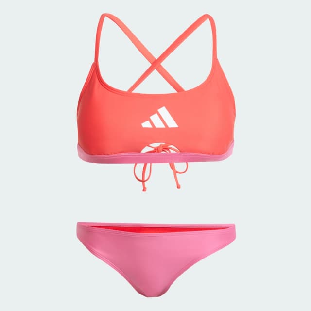 Detalle 2 de Adidas Bikini Colorblock X-Back Rosa